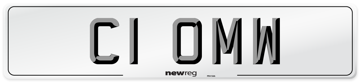 C1 OMW Number Plate from New Reg